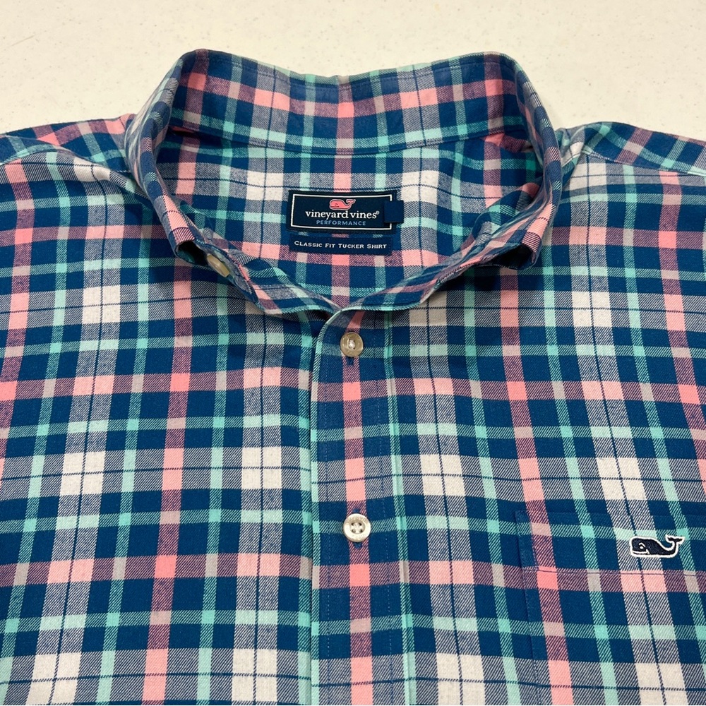 Vineyard Vines Performance Tucker classic fit Long sleeve flannel Plaid